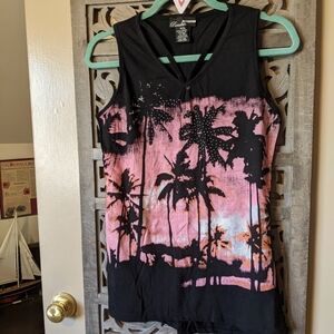 Cotton blend summer tank 🏝️